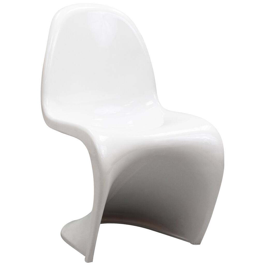 'S' Panton Style Small White Chair
