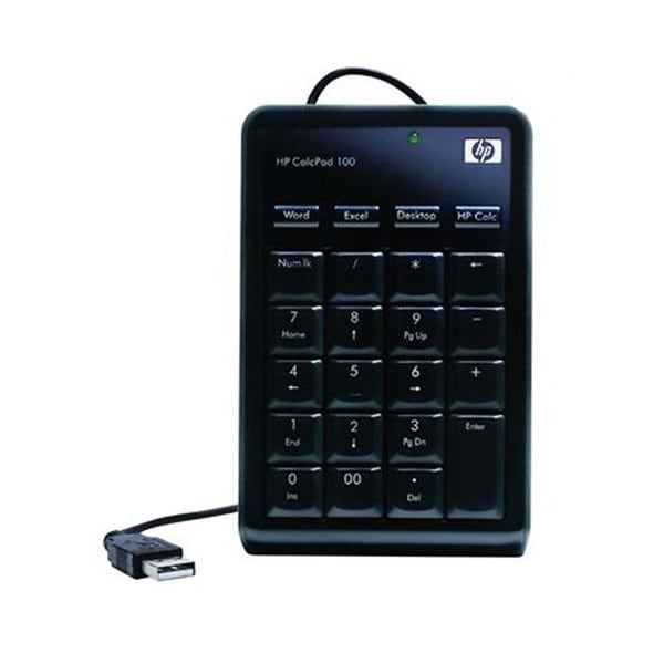 hp calcpad 200 calculator and numeric keypad