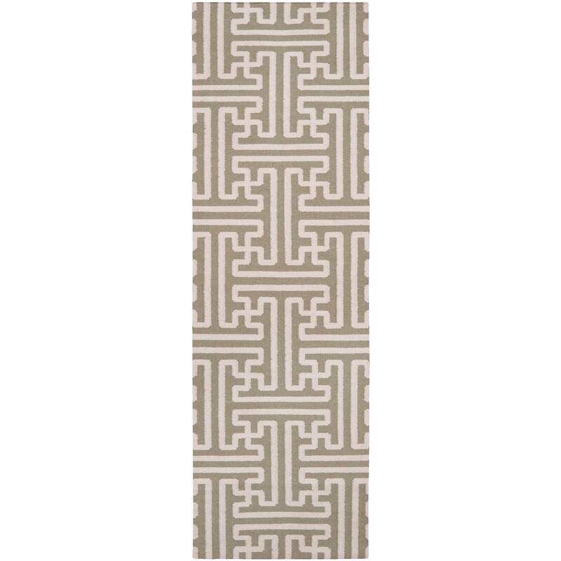 Hand-woven Ancient Wool Area Rug - 2'6" x 8' Runner - 2'6" x 8' Runner