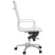 preview thumbnail 2 of 1, Malibu High-back White Vinyl Office Chair