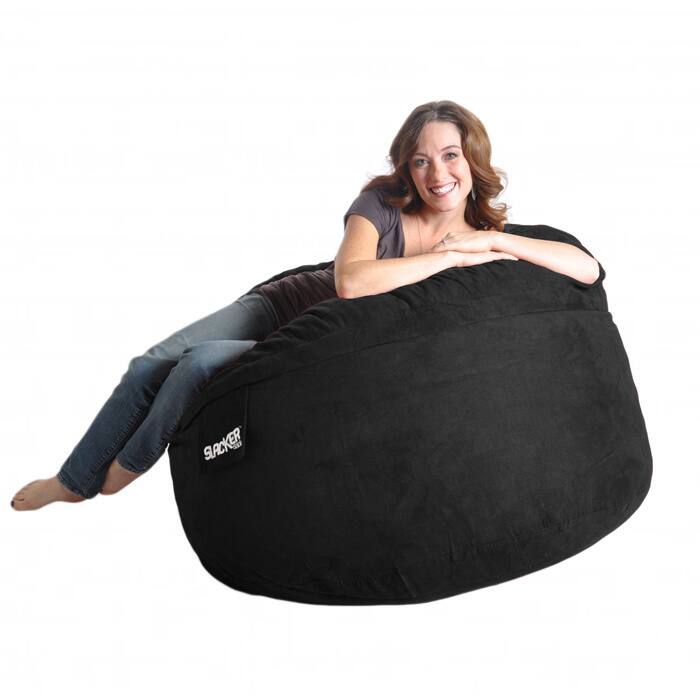 Slacker Sack Round Microfiber and Foam Bean Bag (4' round)