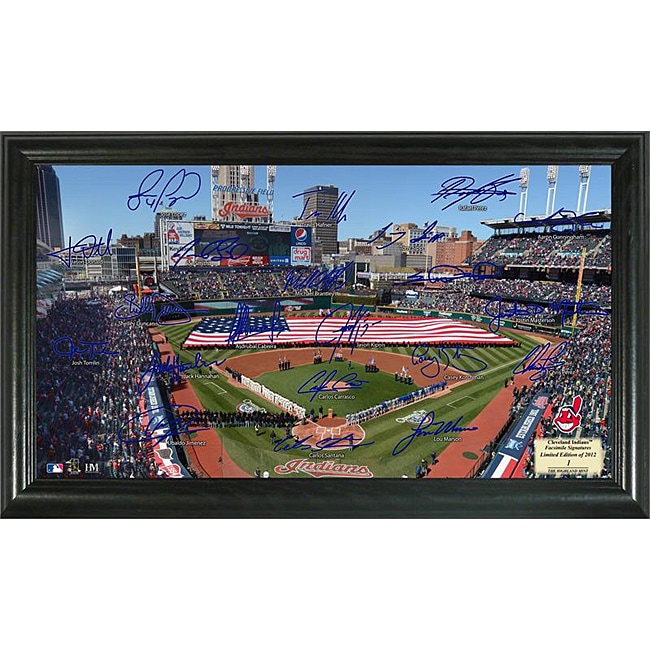 Cleveland Indians Signature Field Frame