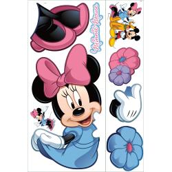 preview thumbnail 2 of 2, Minnie Mouse Peel and Stick Giant Wall Decal - Multi