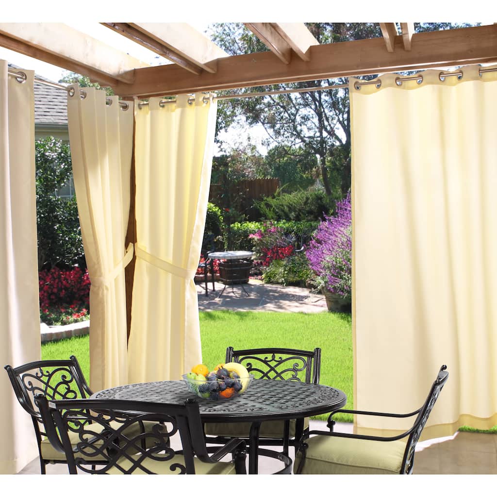 Gazebo Grommet Top Indoor / Outdoor Curtain Panel
