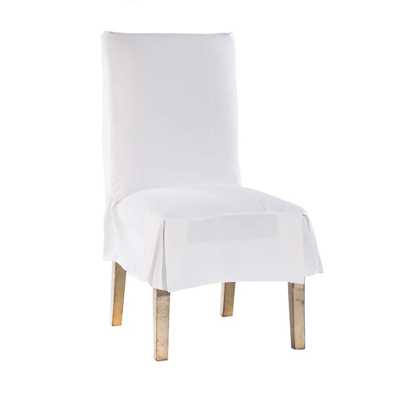 Classic Cotton Duck Dining Chair Slipcovers (Set of 2) - N/A