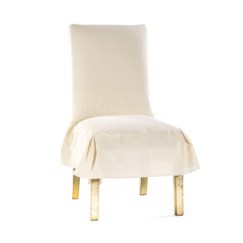 Classic Cotton Duck Dining Chair Slipcovers (Set of 2) - N/A