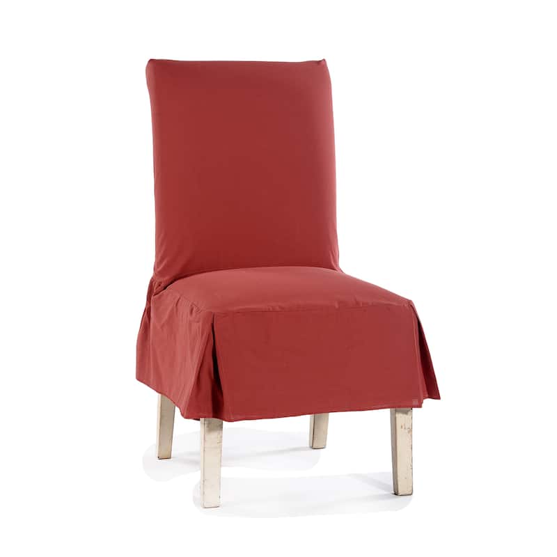 Classic Cotton Duck Dining Chair Slipcovers (Set of 2) - N/A