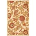 Safavieh Handmade Blossom Flowers Ivory Wool Rug - 8'9 x 12'