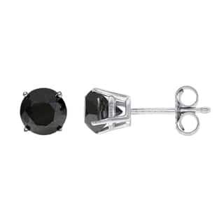 Diamond Men S Earrings For Less 14k Gold 1ct Tdw Black Diamond Stud Earrings