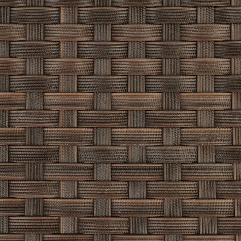 Amazonia Teak and Wicker Fontainbleu 9 piece Dining Set