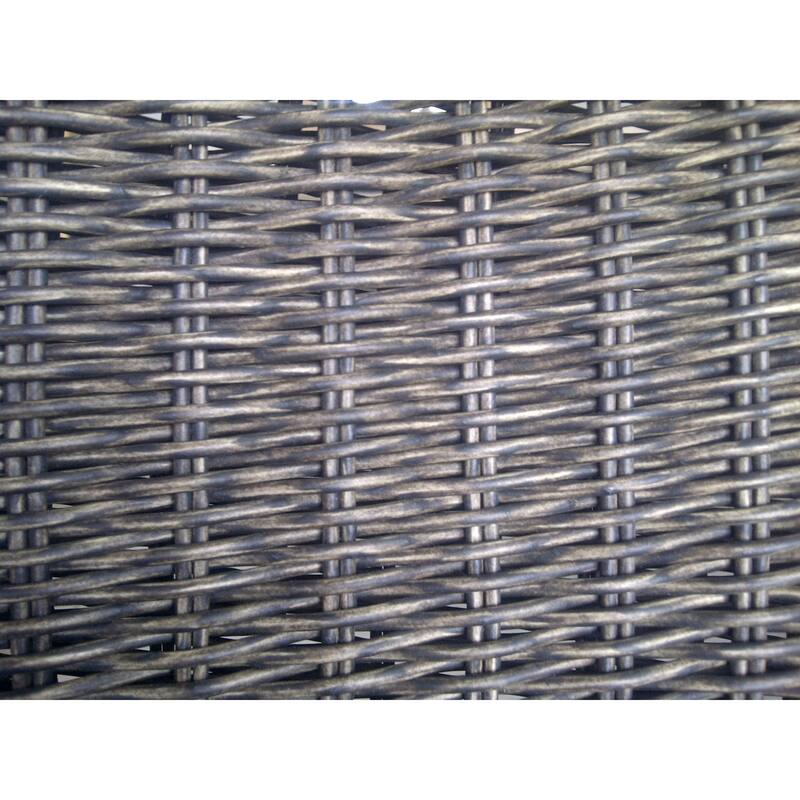 Amazonia Monaco 9-piece Teak and Wicker Dining Set - 9 Piece