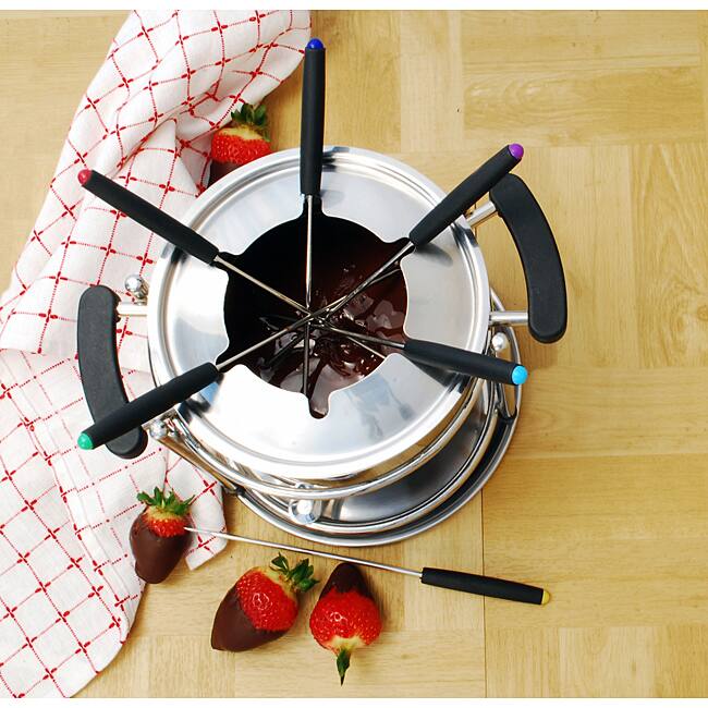 Stainless Steel 11-piece Fondue Set