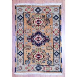 Handmade Kazak Wool Rug (India) - 2' x 3'. Opens flyout.
