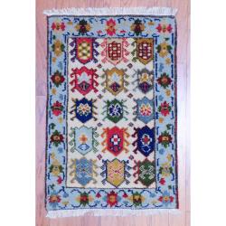 Handmade Kazak Wool Rug (India) - 2' x 3'. Opens flyout.