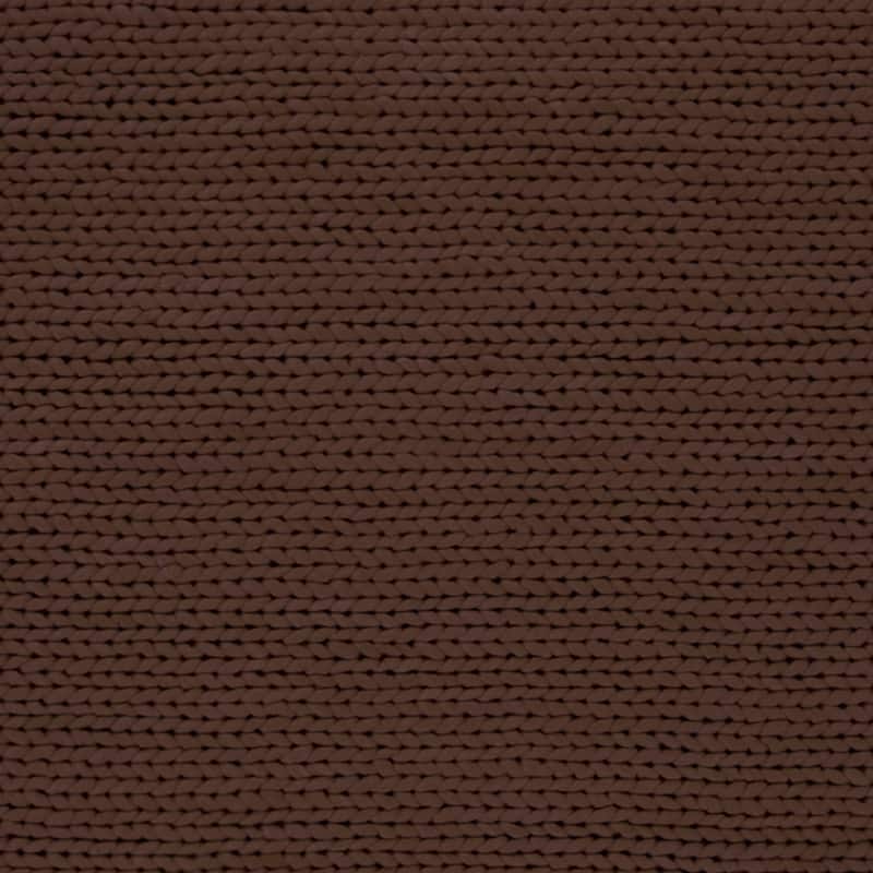 Hand-woven Brown Farron New Zealand Wool Soft Braided Texture Area Rug - 5' x 8'/Surplus