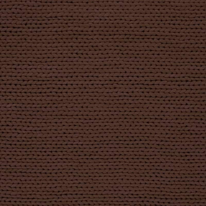 Hand-woven Brown Farron New Zealand Wool Soft Braided Texture Area Rug - 5' x 8'/Surplus
