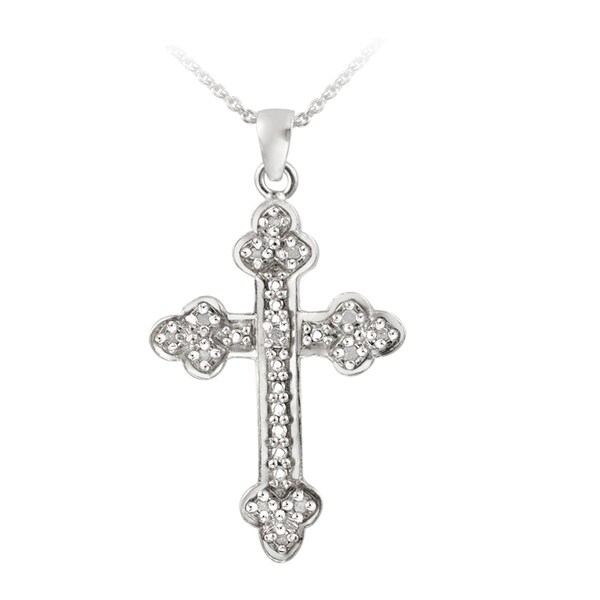 Vintage cross necklace gold clearance