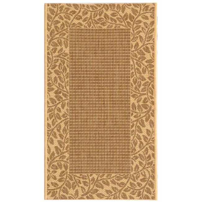 Poolside Brown/ Natural Indoor/ Outdoor Polypropylene Rug (2 X 37)