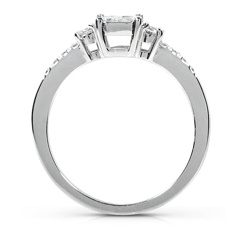 Annello by Kobelli 14k White Gold 1/2ct TDW Diamond Bridal Ring Set
