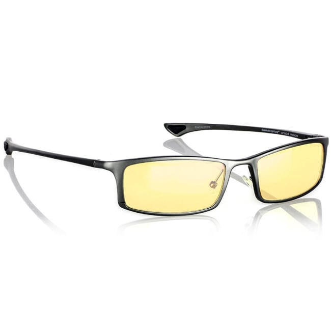 Gunnar Optiks Phenom Graphite Amber Full Rim Ergonomic Advanced Computer Glasses