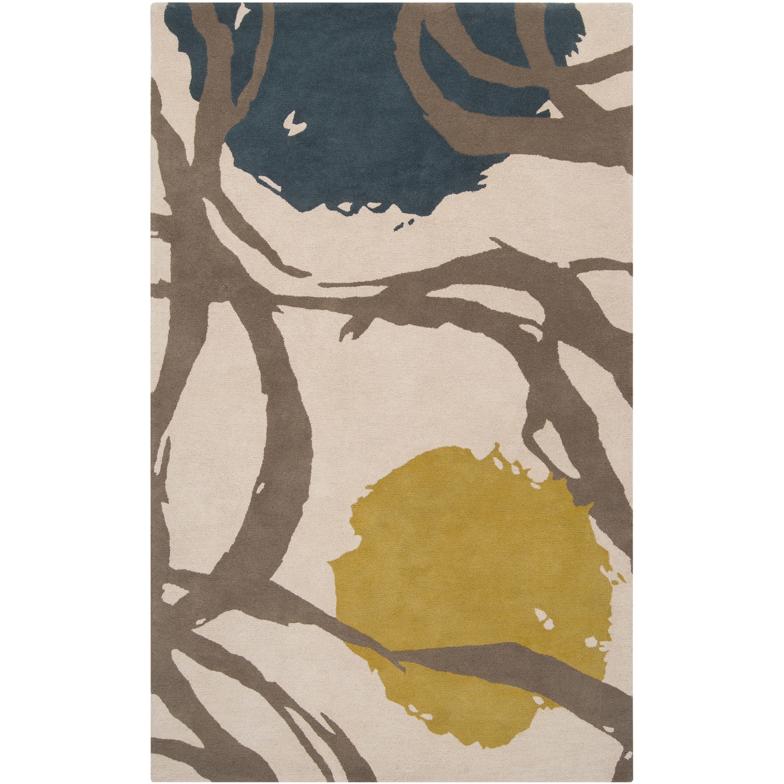 Harlequin Hand tufted Beige Opaque Floral Wool Rug (8 X 10)