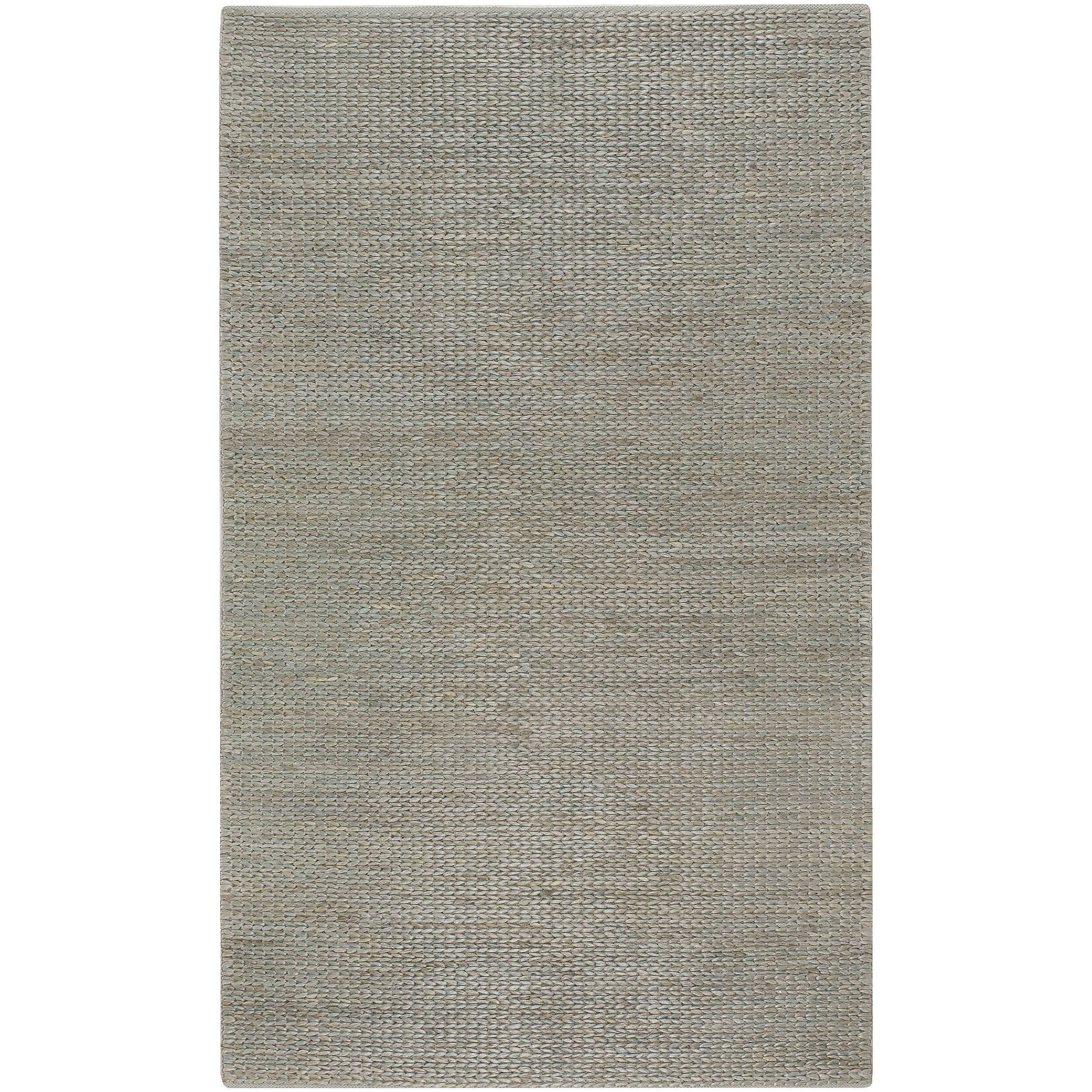 Handwoven Gray Tropics Natural Fiber Jute Braided Texture Area Rug (8