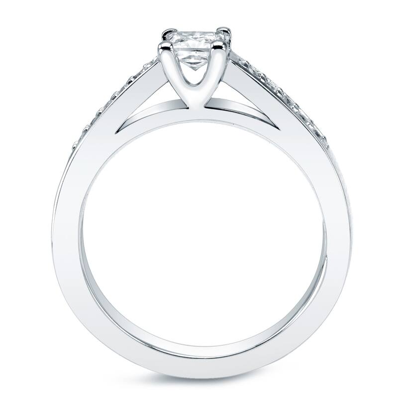 Auriya 14k Gold 1ctw Round Diamond Engagement Ring Set (J-K, I1-I2)