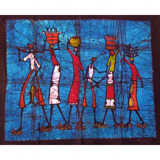 'In the Darkness' Batik Wall Hanging (Mozambique) - Free Shipping Today ...