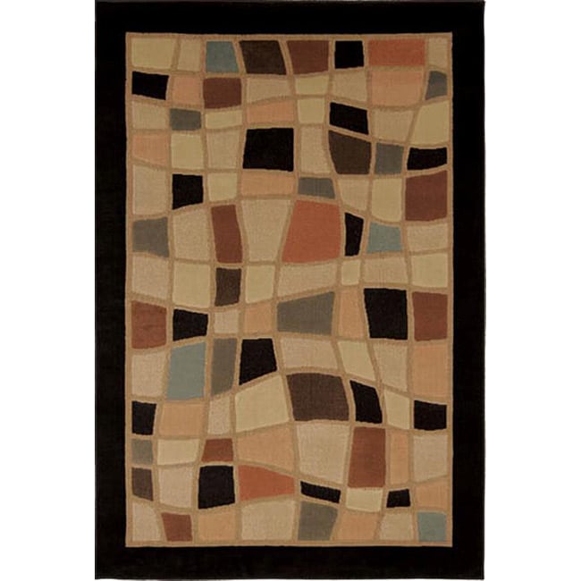 Miranda Contemporary Multicolored Rug (53 X 72)