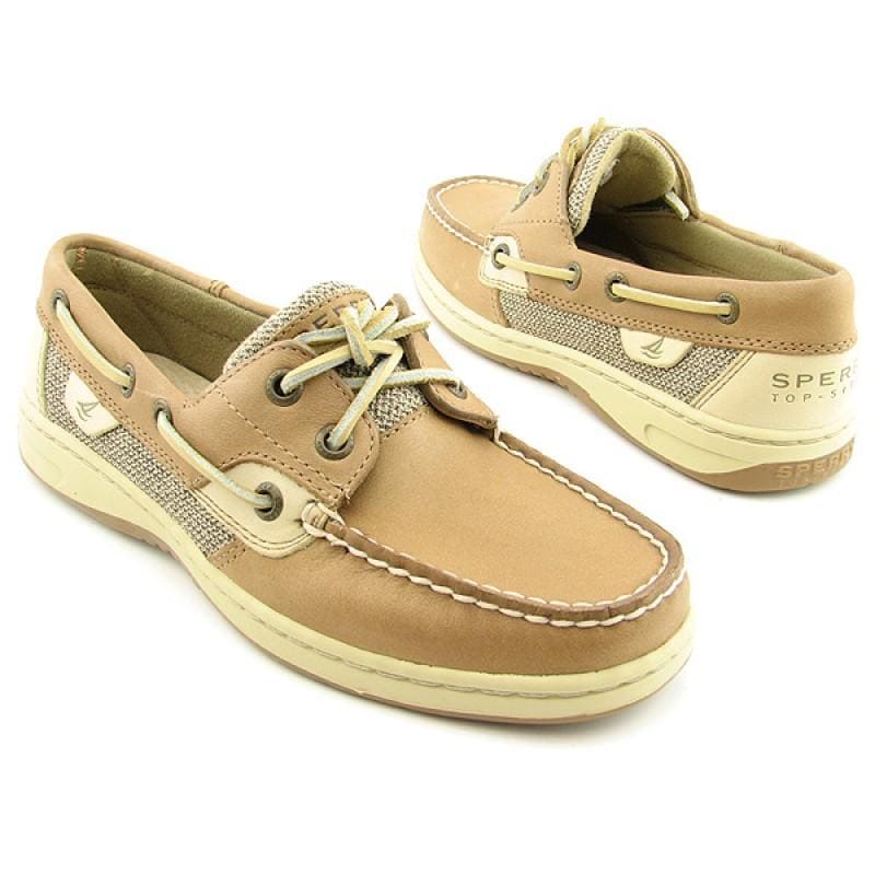 Shop SPERRY TOP SIDER Women's Bluefish 2 Eye Brown Flats & Oxfords ...