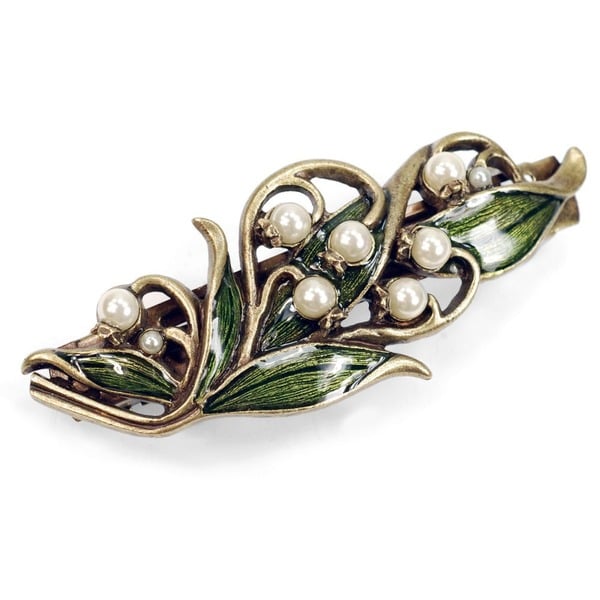 Sweet Romance Lily of the Valley Hair Accessory Bridal Barrette