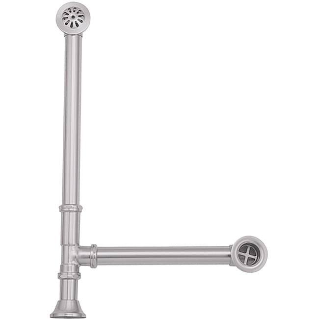 Elizabethan Classics Satin Nickel Lift And Turn Tub Drain