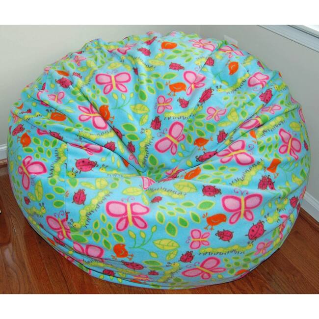Ahh Products Earth Day Fleece Washable Bean Bag Chair