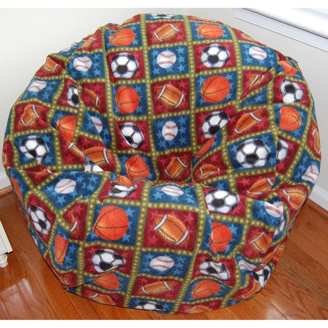 Ahh Products All Stars Fleece Washable Bean Bag Chair