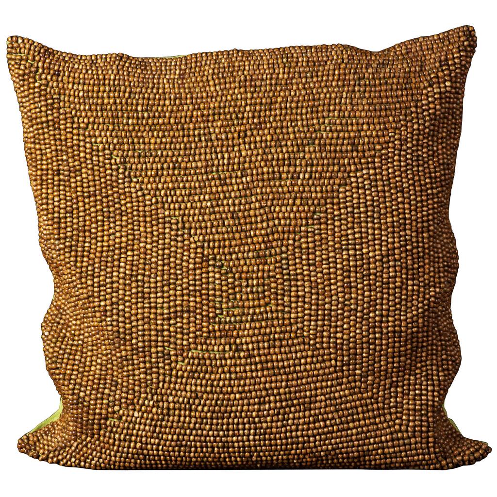 Nourison Wood Beads Pillow 20 x 20