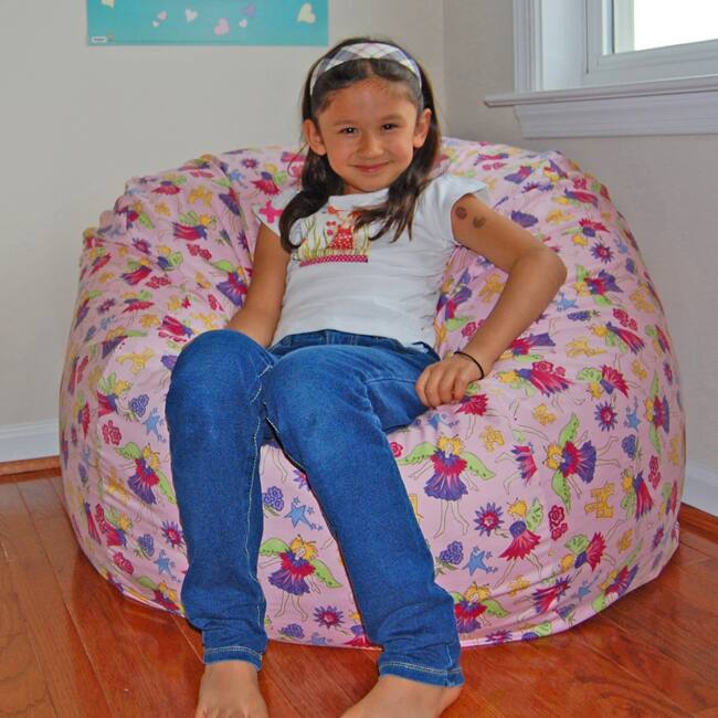Ahh Products Fairy Land Cotton Washable Bean Bag Chair