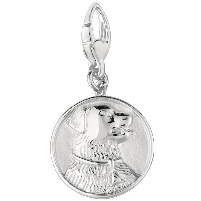 Sterling Silver Rottweiler Charm