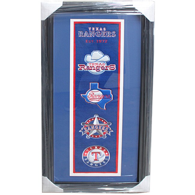 Texas Rangers Logo Nylon Panoramic Frame