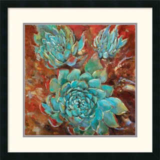 Jillian David Design 'Blue Agave I' Framed Art Print - Bed Bath ...