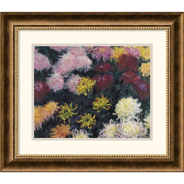Claude 'Chrysanthemum, 1897' Framed Art Print Bed Bath & Beyond