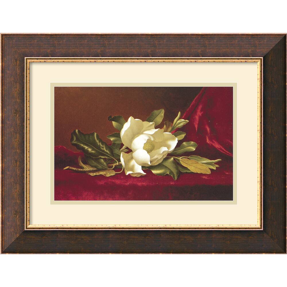 Martin Johnson Heade 'The Magnolia Flower' Framed Art Print
