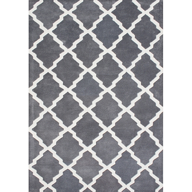 Hand tufted World Elephant Skin Wool Rug (5 X 8)