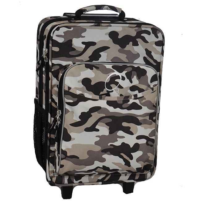 O3 Kids Camo 16 inch Rolling Carry On Cooler Upright