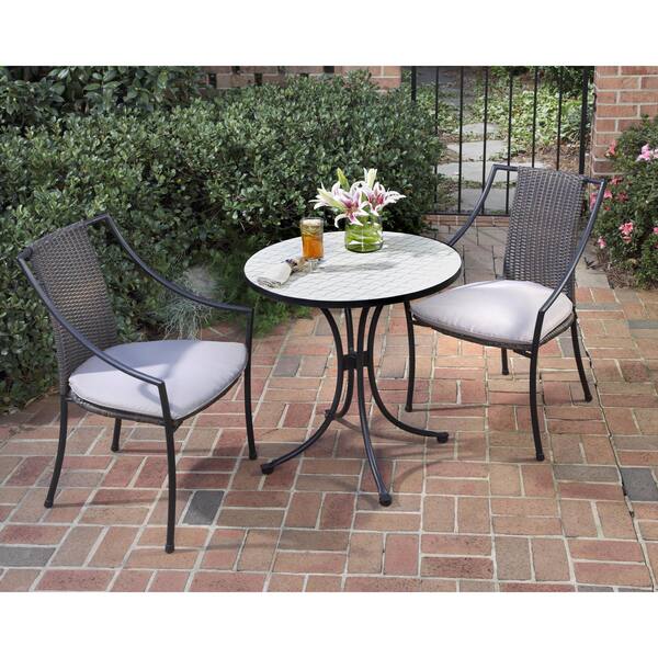 Tile Top Bistro Table Mosaic Multi-Colour Bistro Set – Lakeside