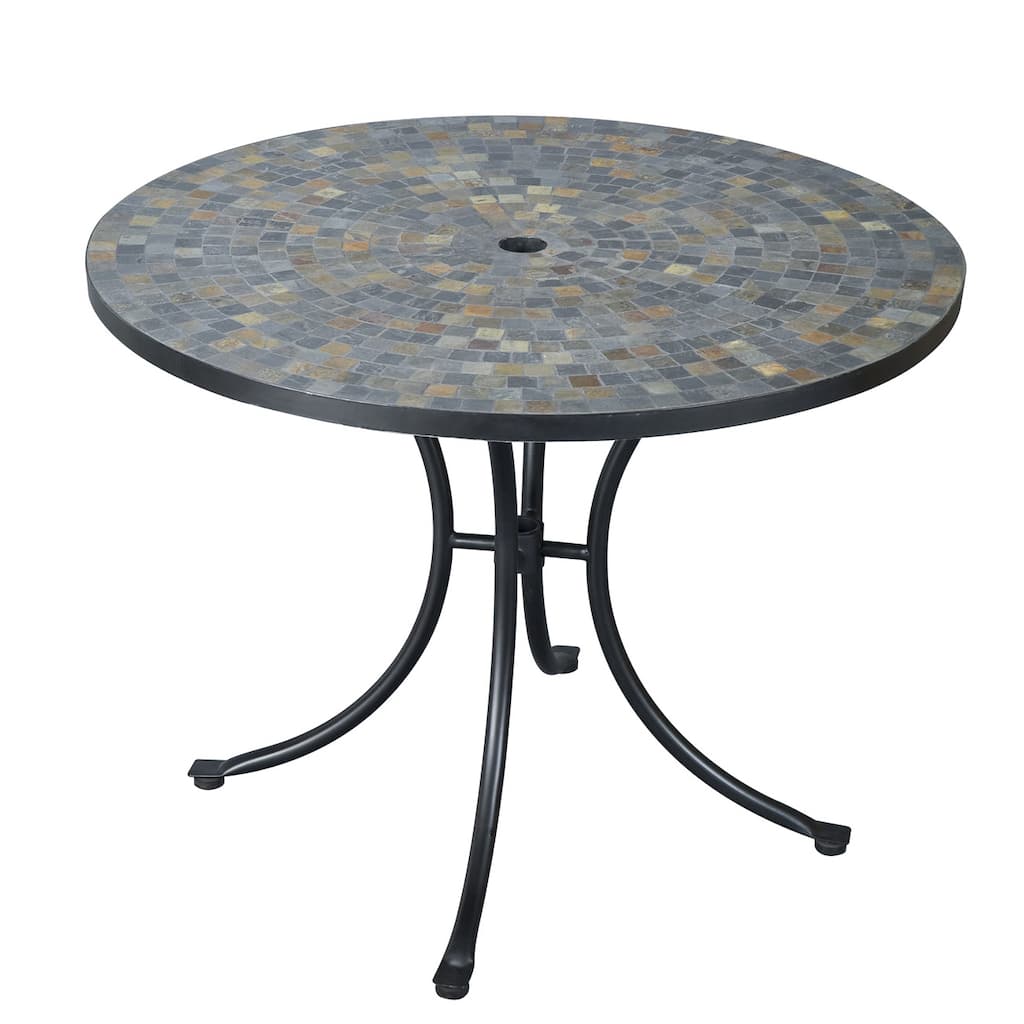Stone Harbor Slate Tile Top Dining Table by Home Styles