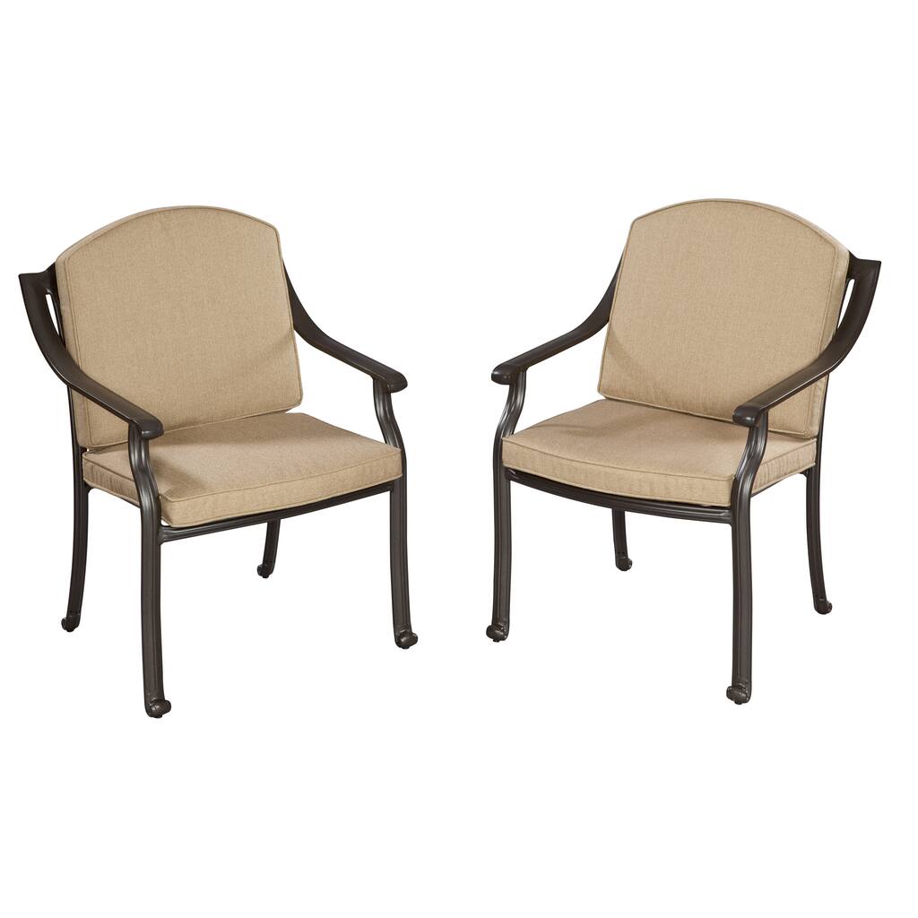 Covington Cushioned Arm Chairs (Set of 2) by Home Styles