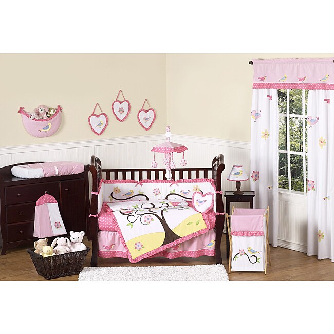 Sweet Jojo Designs Song Bird 9piece Crib Bedding Set Free Shipping