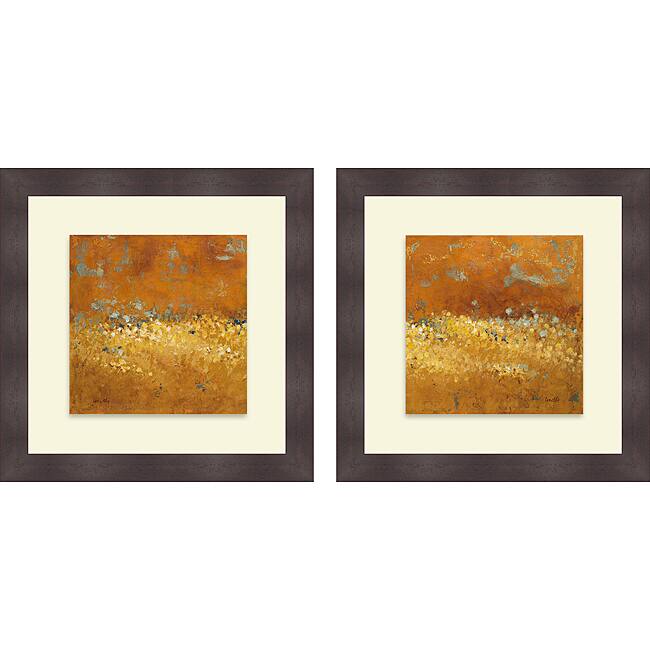 Lanie Loreth 'Flower Fields I & II' Framed Print