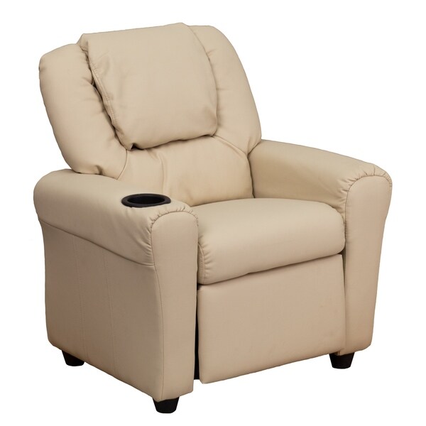 children's recliner with cup holder