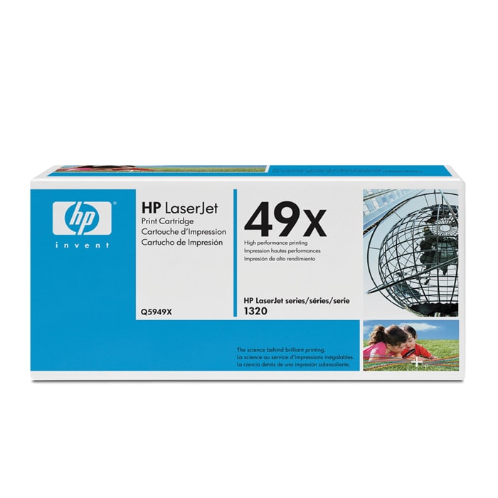 HP Q5949X 6000-page-yield Black Toner Non-refillable Cartridge
